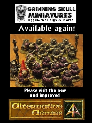 grinning skull banner